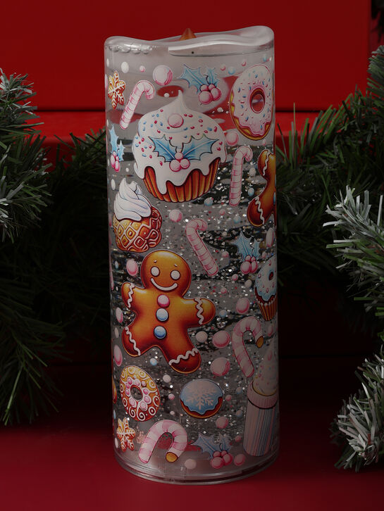 Светодиодная свеча водяная 8×8×20,5 см Timstor , арт.  | Фото 2