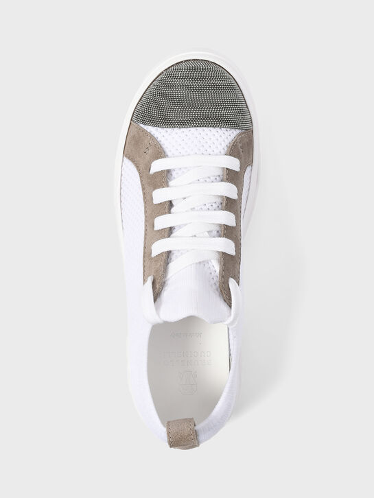 Кеды с разноцветными вставками Brunello Cucinelli , арт.  | Фото 4