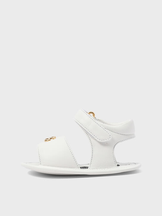 Пинетки с лого, белые Dolce&Gabbana , арт.  | Фото 1