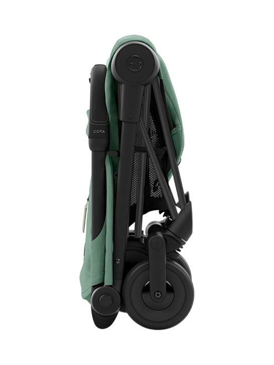 Коляска Coya Matt black leaf green с дождевиком и бампером CYBEX , арт.  | Фото 7