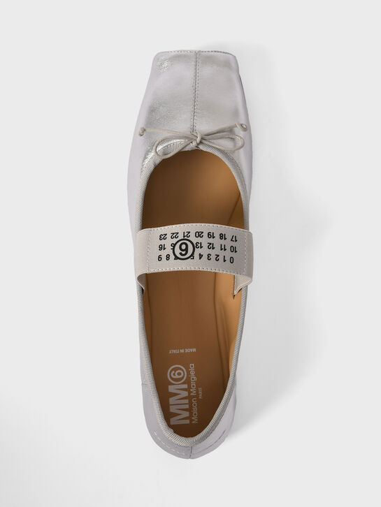 Серебристые туфли MM6 , арт.  | Фото 5