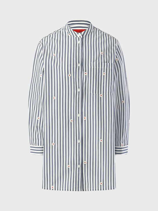 Платье-рубашка в полоску с ромашками Max&Co , арт.  | Фото 1