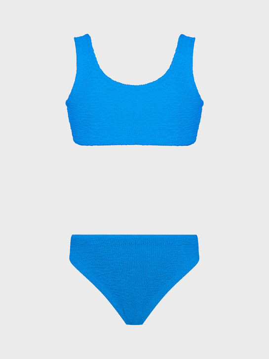 Купальник из жатой ткани, голубой Saint Barth , арт.  | Фото 1