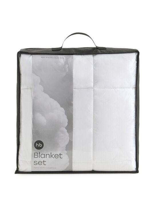 Набор одеяло и пододеяльник 140×110 см, белый Happy Baby , арт.  | Фото 12