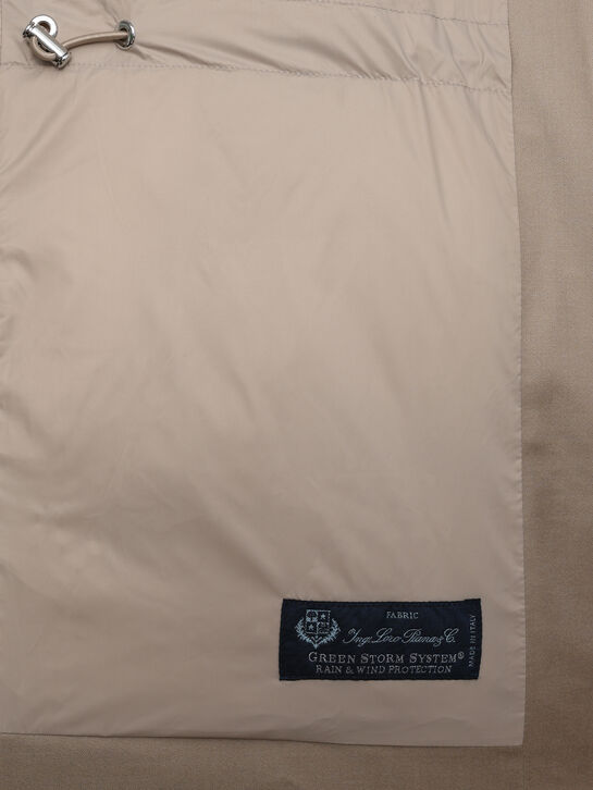 Куртка с воротником из лисы, светло-бежевая Yves Salomon , арт.  | Фото 13