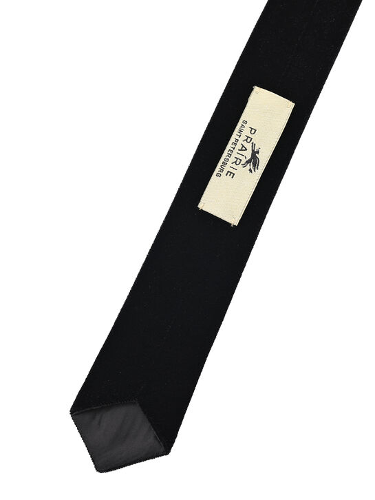 Галстук бархатный, черный PRAIRIE Saint Petersburg , арт.  | Фото 5