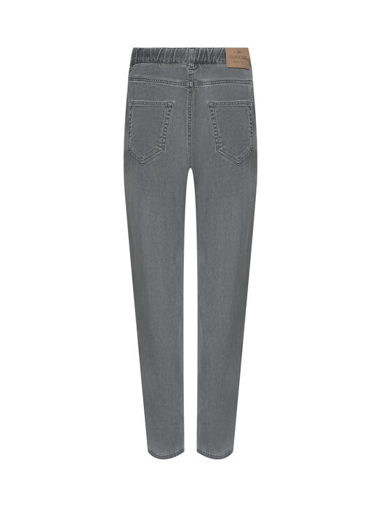 Джинсы с поясом на кулиске, серые Panicale , арт.  | Фото 6