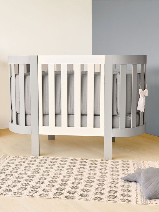 Кровать-трансформер Lunetta Ovale, белый/серый ITALBABY , арт.  | Фото 5