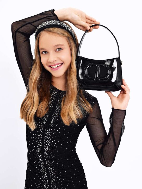 Сумка с лого в тон, черная TWINSET , арт.  | Фото 2