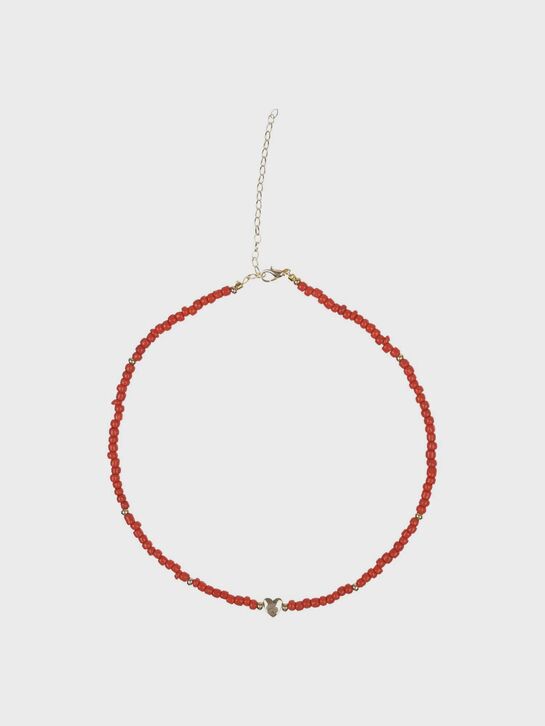 Коралловое колье с бусиной I Love Cameo , арт.  | Фото 1