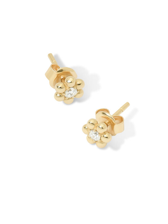 Серьги-пусеты, 585 золото Sneak Peek , арт.  | Фото 3