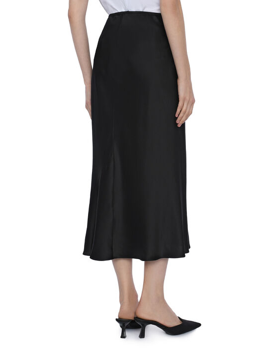 Юбка миди шелковая, черная Dorothee Schumacher , арт.  | Фото 5