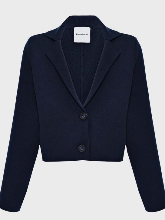 Пиджак укороченный, синий KengLabel , арт.  | Фото 1