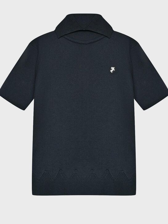 Джемпер-поло, синий Junior Republic , арт.  | Фото 2