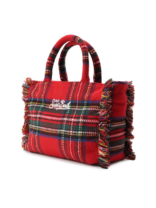 Сумка в клетку тартан с лого  Saint Barth , арт.  | Фото 2