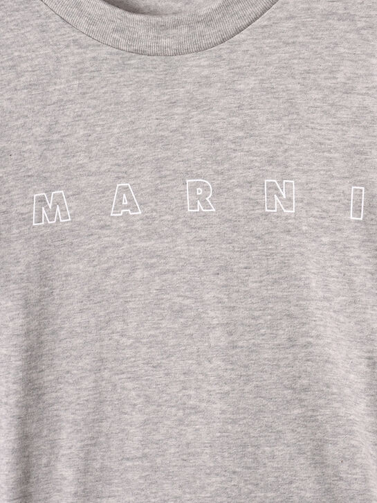 Футболка с лого, серая MARNI , арт.  | Фото 3