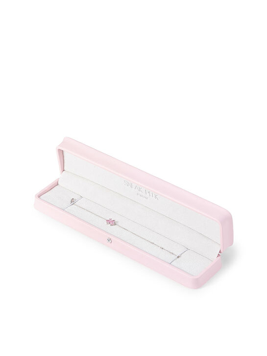 Браслет Бабочка с розовым камнем Sneak Peek , арт.  | Фото 5