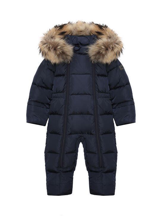 Комбинезон с межовой отделкой, синий IL Gufo , арт.  | Фото 3