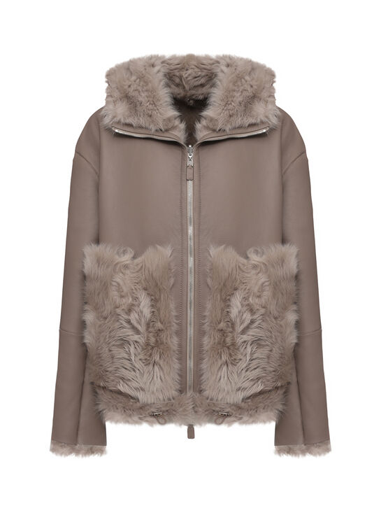 Куртка двусторонняя из овчины Ploomle , арт.  | Фото 7