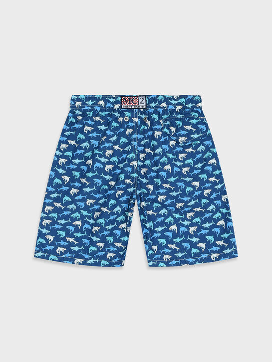 Бермуды для купания с принтом &quot;акулы&quot; Saint Barth , арт.  | Фото 2