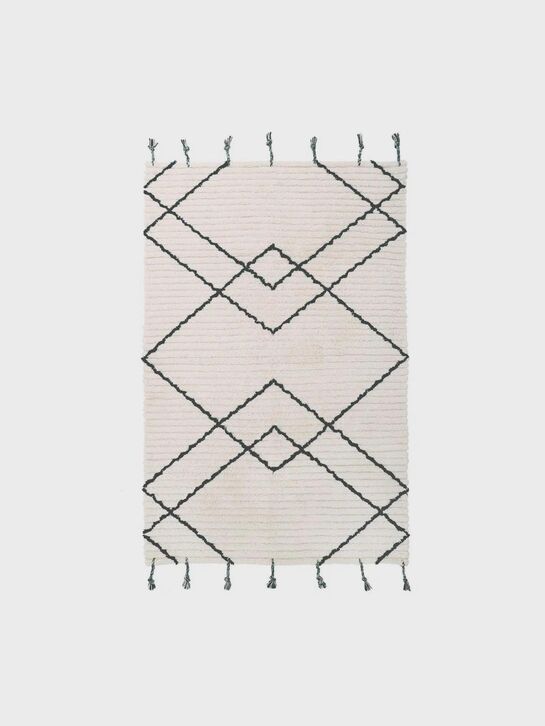 Коврик Nattiot Ковер VIKTOR BLACK M 135х190  , арт.  | Фото 1