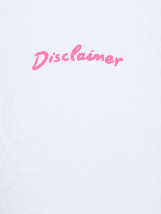 Топ-майка с лого Disclaimer , арт.  | Фото 3