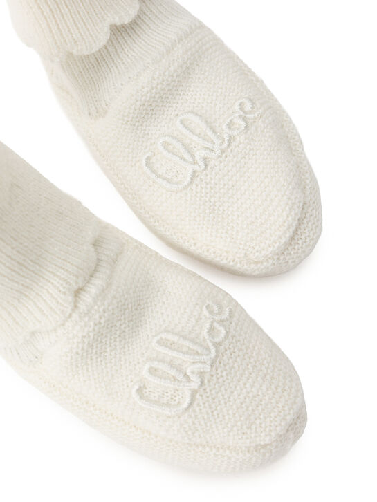 Набор подарочный: пинетки + шапка с лого  Chloe , арт.  | Фото 9