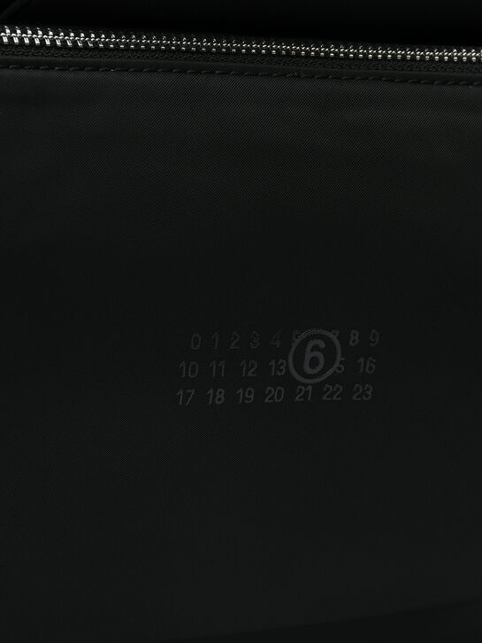 Сумка с накладным карманом, черная MM6 , арт.  | Фото 7