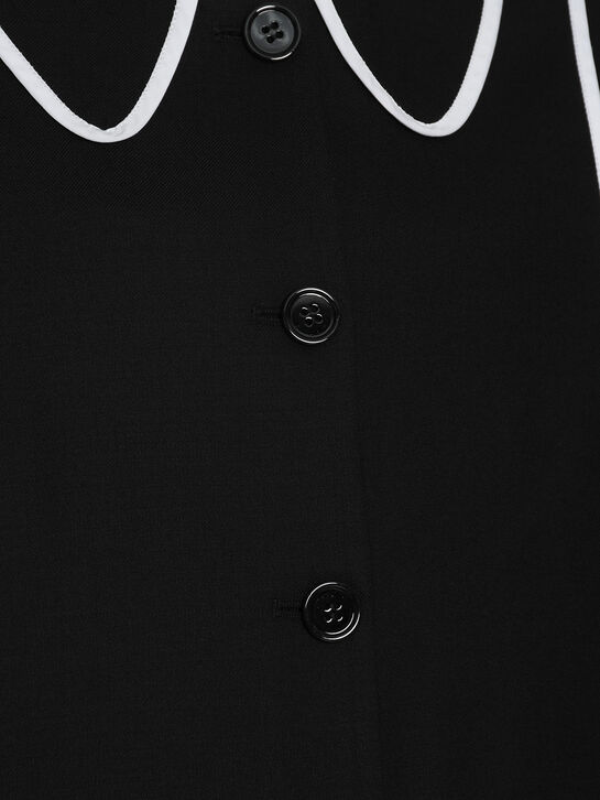 Пиджак с белой окантовкой MARNI , арт.  | Фото 8