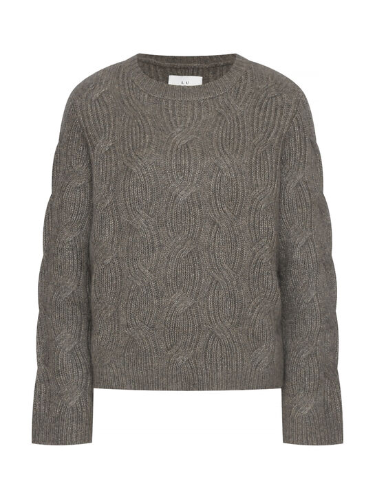 Джемпер из кашемира и шелка, укороченный Lu Ren , арт.  | Фото 1