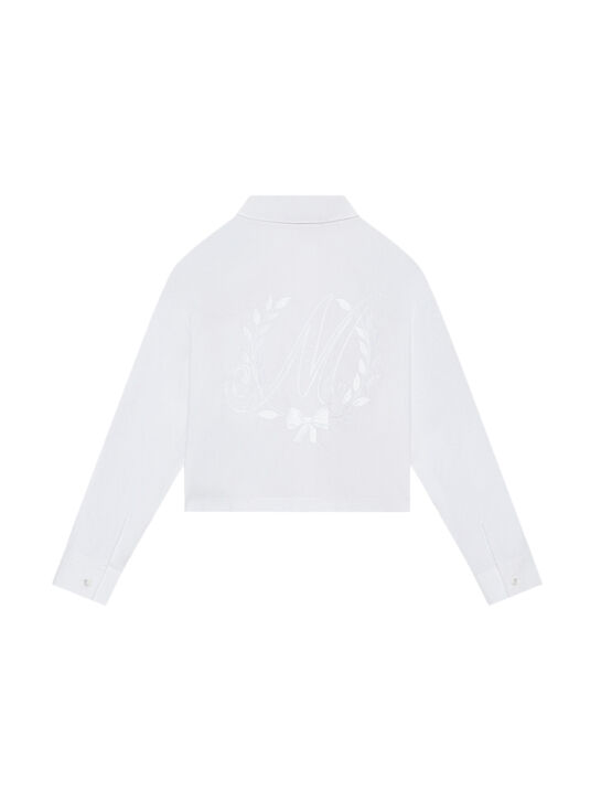 Рубашка укороченная с вышивкой Monnalisa , арт.  | Фото 2