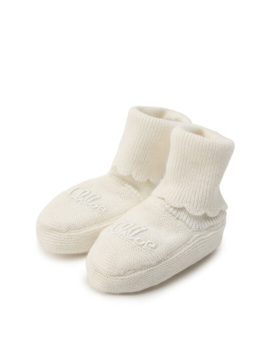 Набор подарочный: пинетки + шапка с лого  Chloe , арт.  | Фото 4