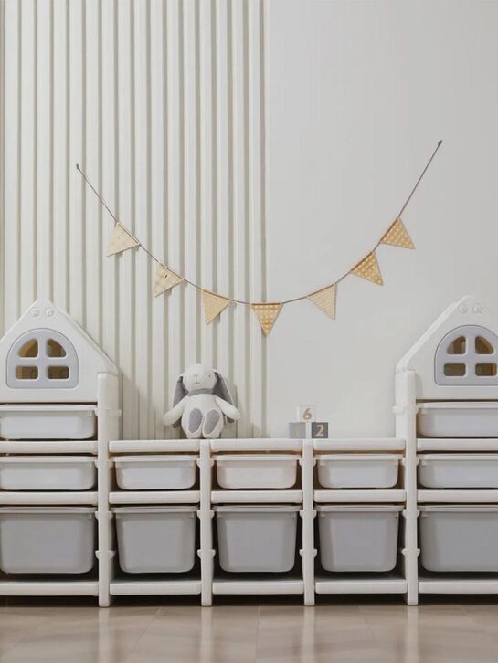 Стеллаж для игрушек Kids grey (12 ящиков) UNIX Kids , арт.  | Фото 4