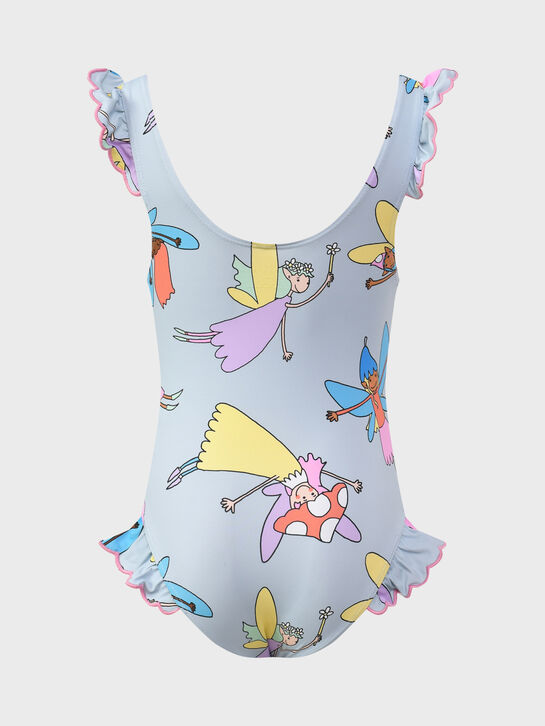 Купальник слитный, принт разноцветные феи Stella McCartney , арт.  | Фото 2
