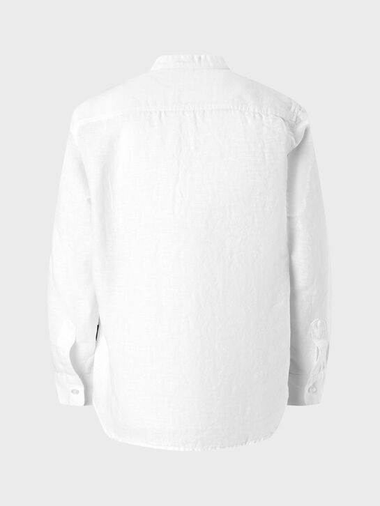 Рубашка с воротником-стойкой, белая ASPESI , арт.  | Фото 2