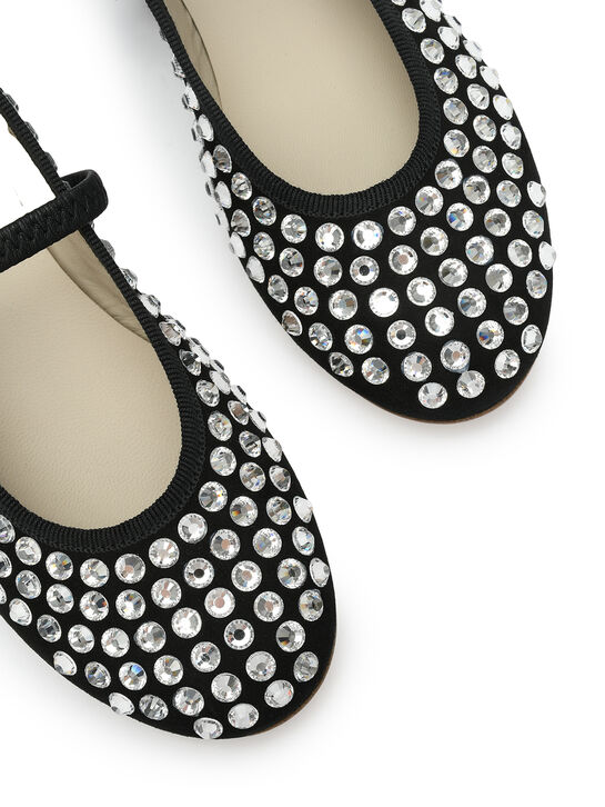 Туфли со стразами, черные Gallucci , арт.  | Фото 5