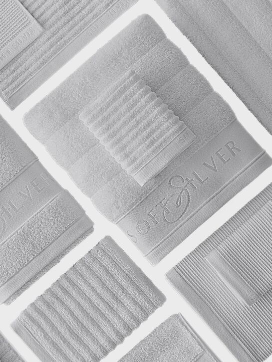 Набор Полотенец 3шт 30*30см &quot;Soft Silver&quot; Soft touch, Благородное серебро  , арт.  | Фото 7