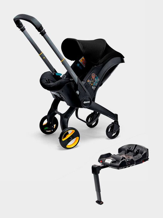 Коляска-автокресло Dоona i Nitro Black в комплекте с базой ISOFIX Doona , арт.  | Фото 1