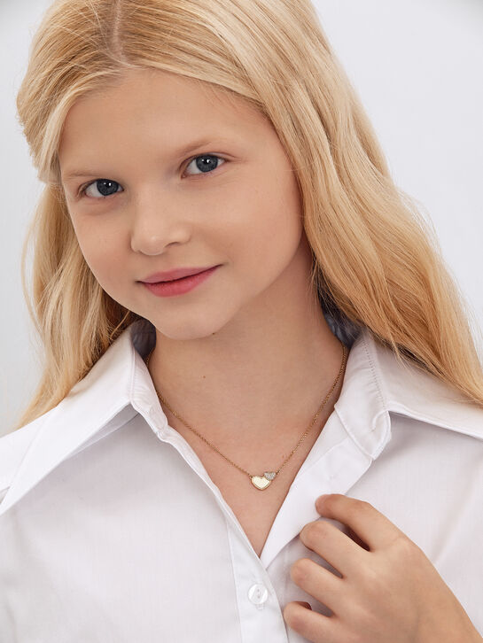 Колье &quot;Сердце&quot;, золото 585 Sneak Peek , арт.  | Фото 2