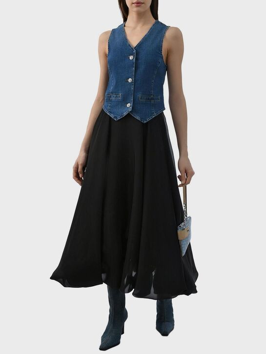 Джинсовый жилет, синий ALINE , арт.  | Фото 5