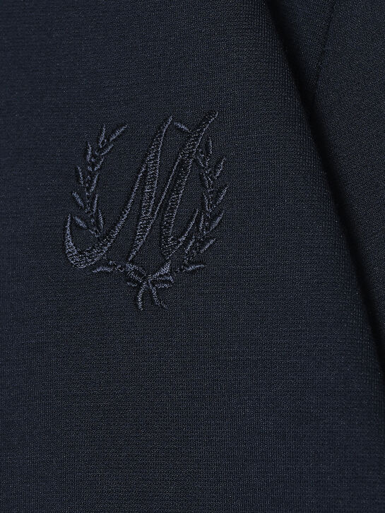 Платье с белым воротником, синее Monnalisa , арт.  | Фото 3