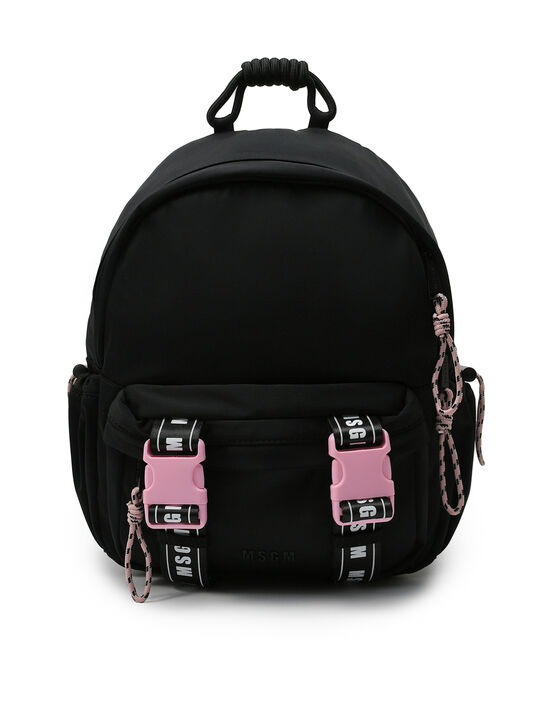 Рюкзак с розовой фурнитурой, черный MSGM , арт.  | Фото 1
