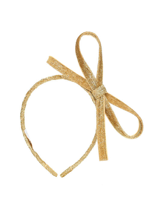 Ободок с бантом, золотой Eirene , арт.  | Фото 1