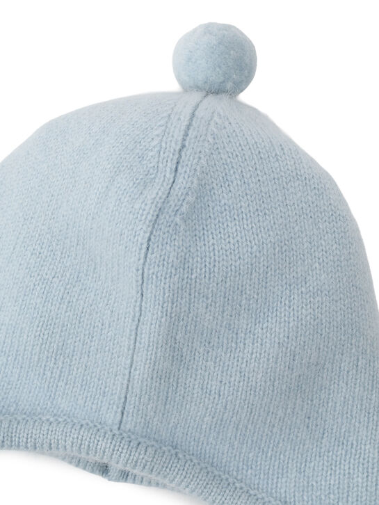 Шапка кашемировая, голубая Oscar et Valentine , арт.  | Фото 3