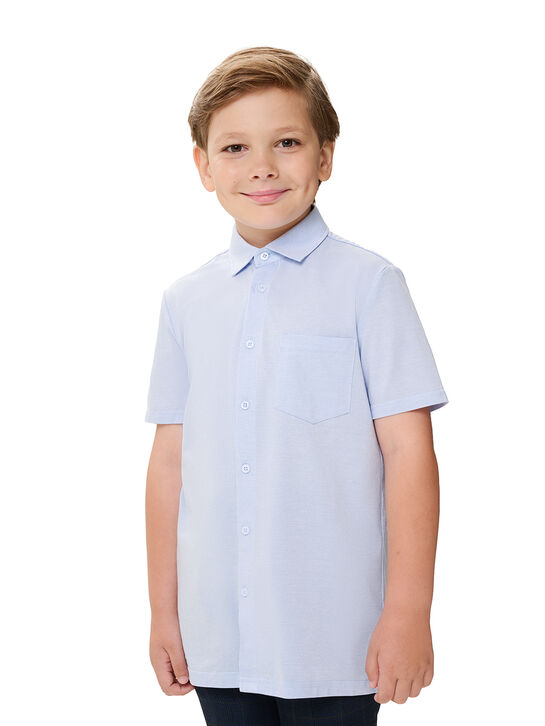 Трикотажная рубашка с короткими рукавами KengLabel , арт.  | Фото 2