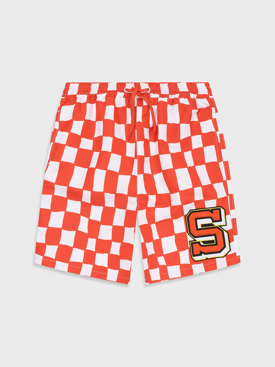 Шорты для купания с геометрическим принтом Stella McCartney , арт.  | Фото 1