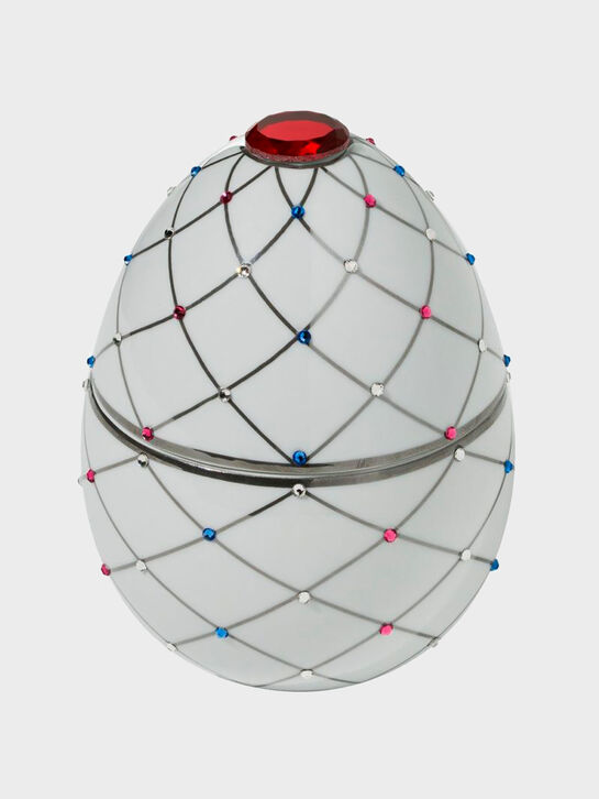 Ароматическая свеча Bois de Russie White with Silver Stripes, 450 г Ladenac Milano , арт.  | Фото 1