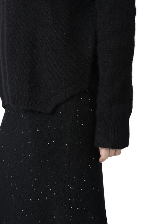Джемпер из кашемира и шелка с пайетками Lu Ren , арт.  | Фото 5