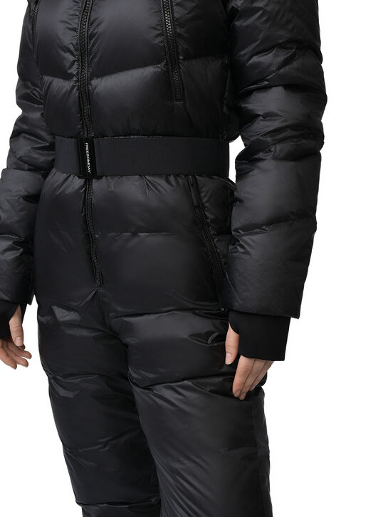 Комбинезон с меховой опушкой на капюшоне, черный Freedomday , арт.  | Фото 5