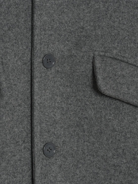 Пальто из шерсти, серое MM6 , арт.  | Фото 4